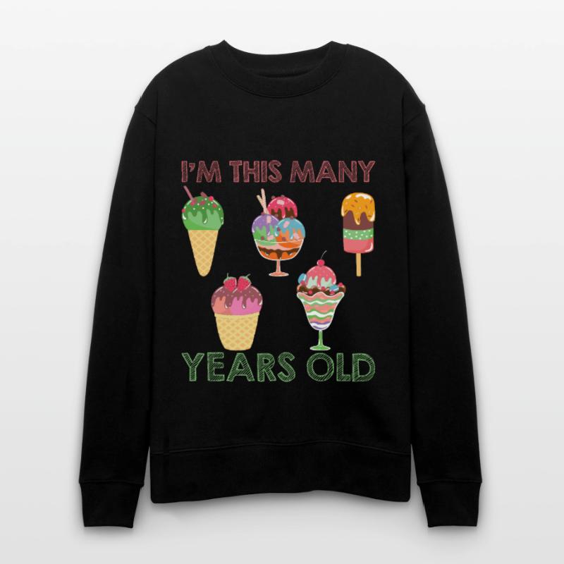 Eiscreme logo Sommer Softeis Geschenkidee Stanley/Stella Unisex Bio-Sweatshirt CHANGER 
