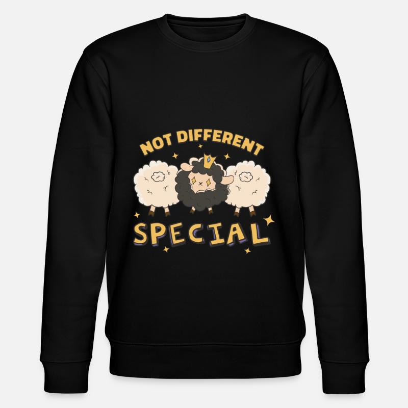 Saying - not different Special! - Stanley/Stella CHANGER Unisex Organic Sweatshirt - black