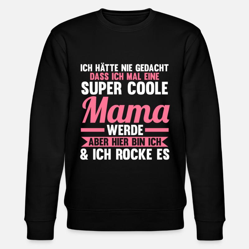 Mutter Mama - Stanley/Stella Unisex Bio-Sweatshirt CHANGER  - Schwarz