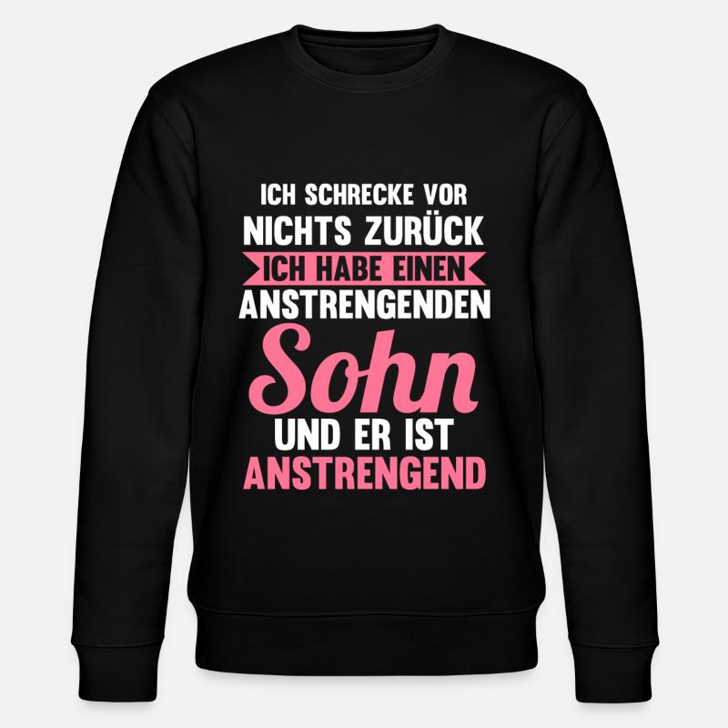 Mutter Mama - Stanley/Stella Unisex Bio-Sweatshirt CHANGER  - Schwarz