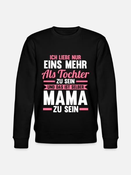 Mutter Mama - Stanley/Stella Unisex Bio-Sweatshirt CHANGER  - Schwarz