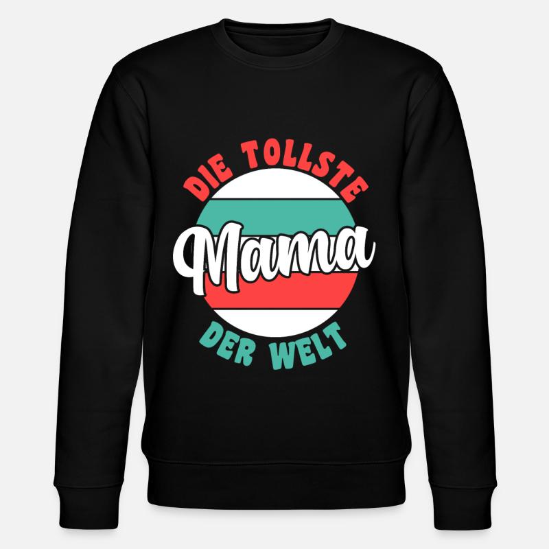 Mutter Mama - Stanley/Stella Unisex Bio-Sweatshirt CHANGER  - Schwarz