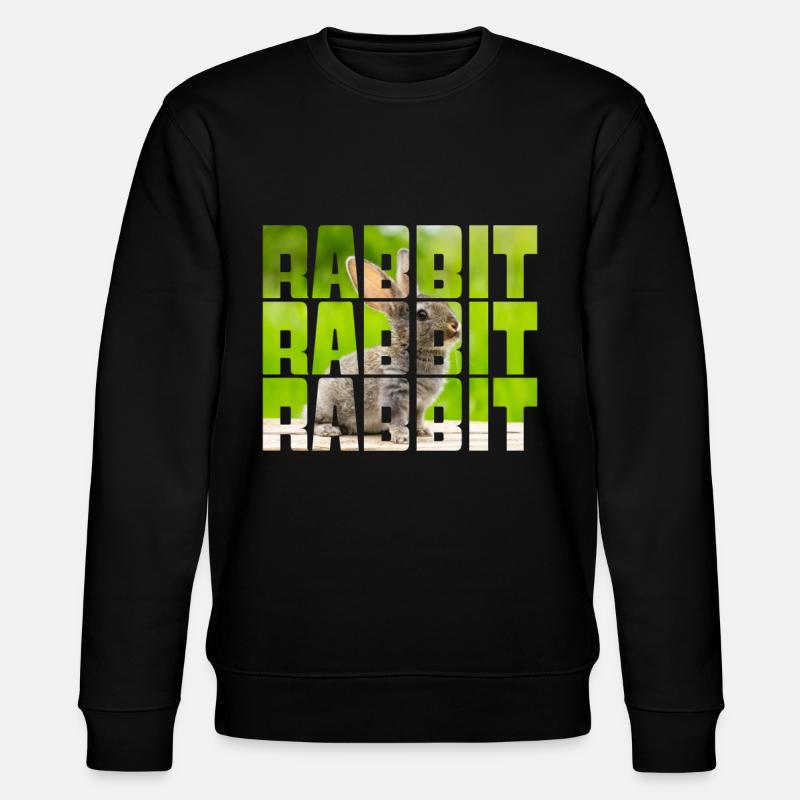 Hase - Stanley/Stella Unisex Bio-Sweatshirt CHANGER  - Schwarz