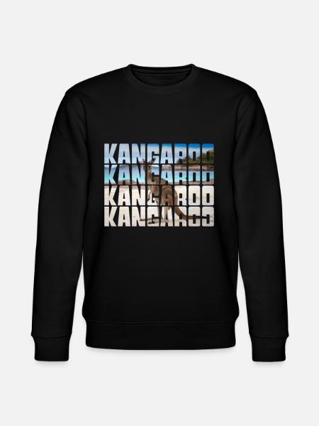 Känguru - Stanley/Stella Unisex Bio-Sweatshirt CHANGER - Schwarz