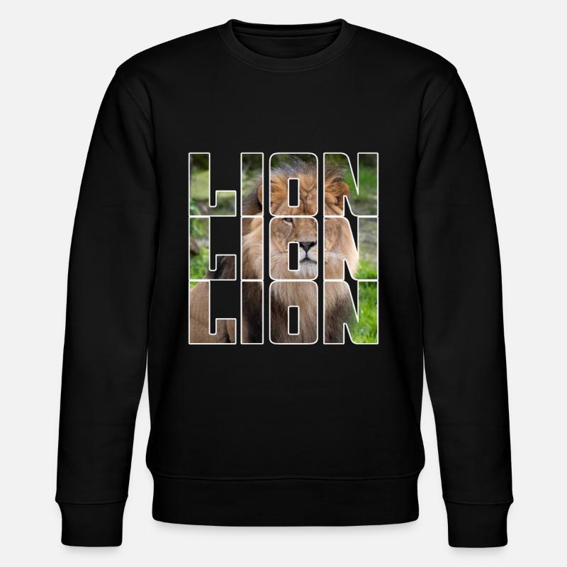 Lion - Sweat bio CHANGER Stanley/Stella Unisexe - noir