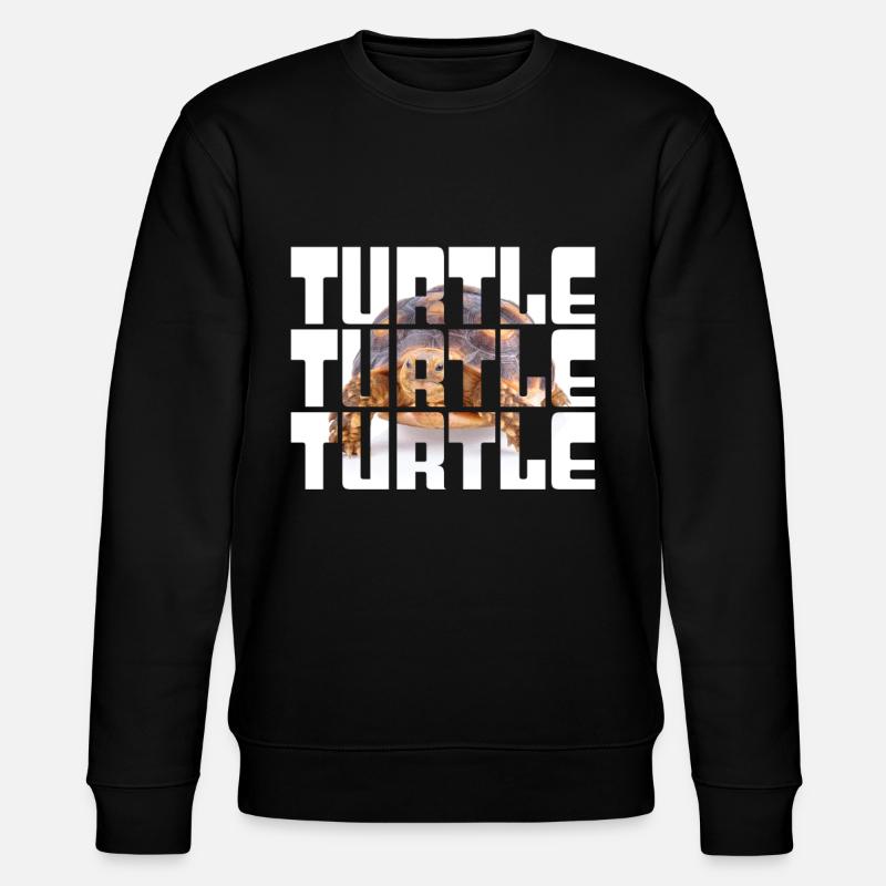 Turtle - Stanley/Stella CHANGER Unisex Organic Sweatshirt - black