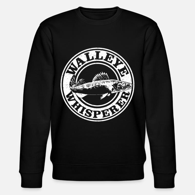 Pikeperch Whisperer - Stanley/Stella CHANGER Unisex Organic Sweatshirt - black