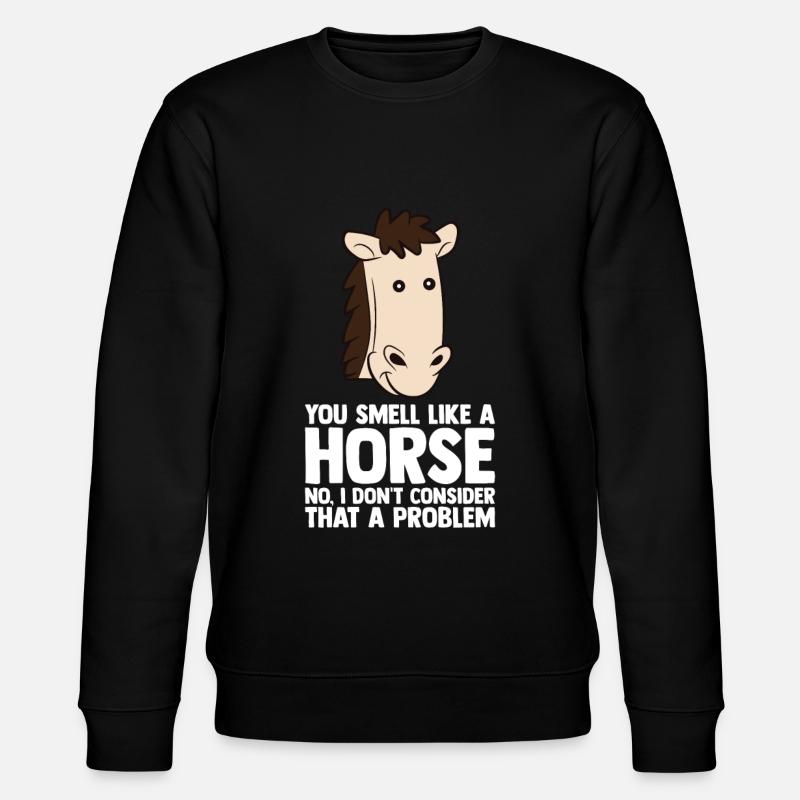 Chevaux cavaliers Dicton - Sweat bio CHANGER Stanley/Stella Unisexe - noir