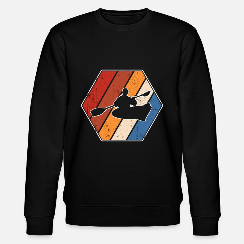 Canoë Rétro - Sweat bio CHANGER Stanley/Stella Unisexe - noir