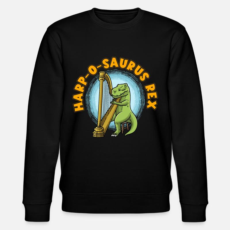 Harf-o-saurus Rex Harpiste harpiste - Sweat bio CHANGER Stanley/Stella Unisexe - noir