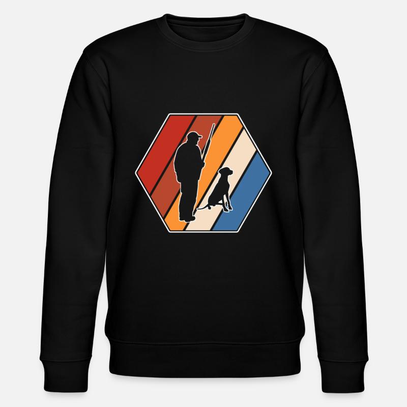 Chasse rétro - Sweat bio CHANGER Stanley/Stella Unisexe - noir