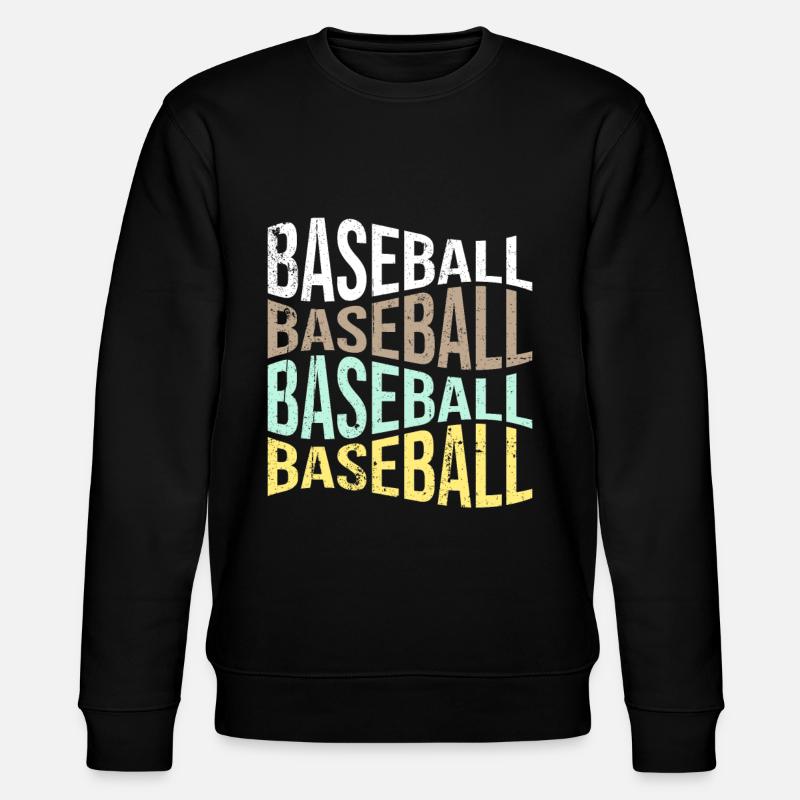 Baseball - Stanley/Stella CHANGER Unisex Organic Sweatshirt - black