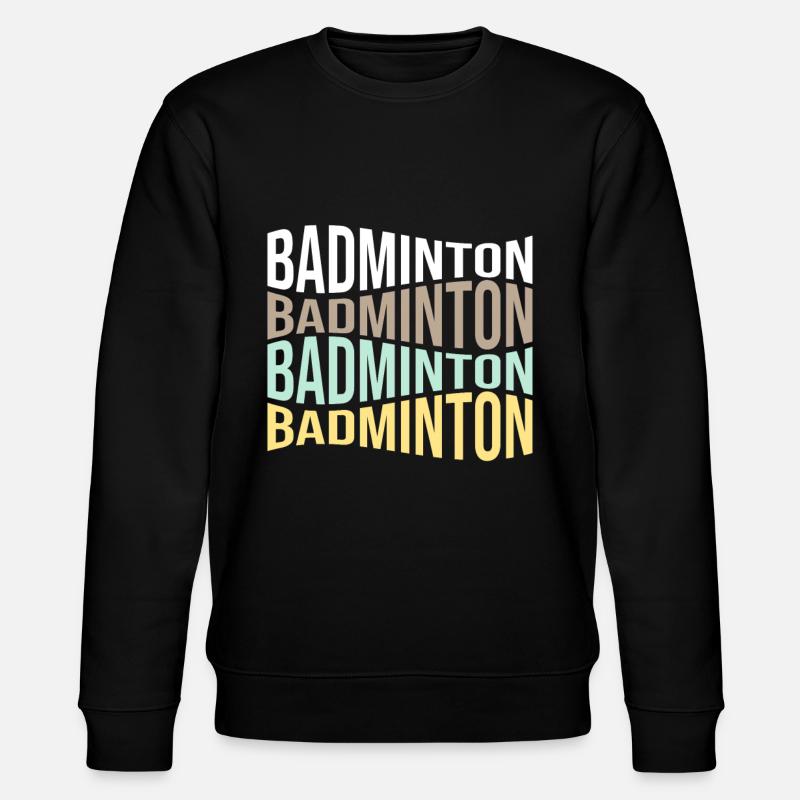 Badminton - Stanley/Stella Unisex Bio-Sweatshirt CHANGER - Schwarz