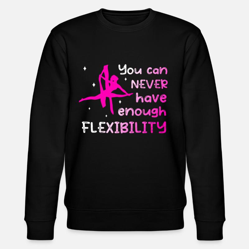 Flexibility - Fun aerial silk acrobatics - Stanley/Stella CHANGER Unisex Organic Sweatshirt - black