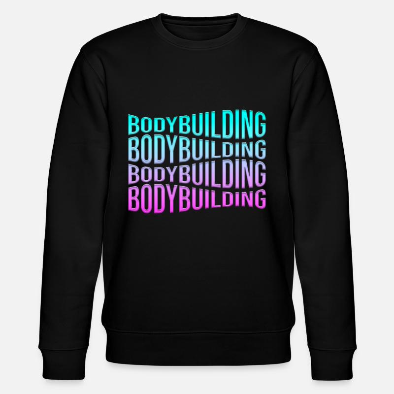 bodybuilding - Stanley/Stella Unisex Bio-Sweatshirt CHANGER  - Schwarz