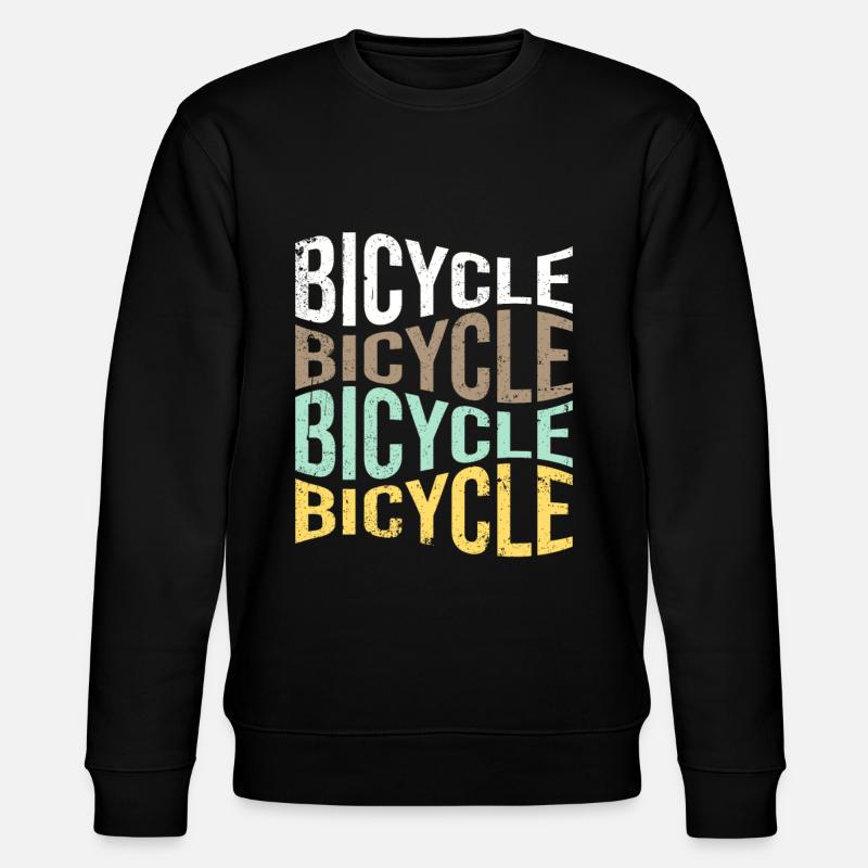 Bicycle - Stanley/Stella CHANGER Unisex Organic Sweatshirt - black