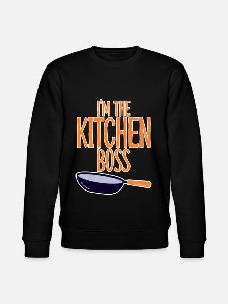 I'm The Kitchen Boss 2 - Stanley/Stella CHANGER Unisex Organic Sweatshirt - black