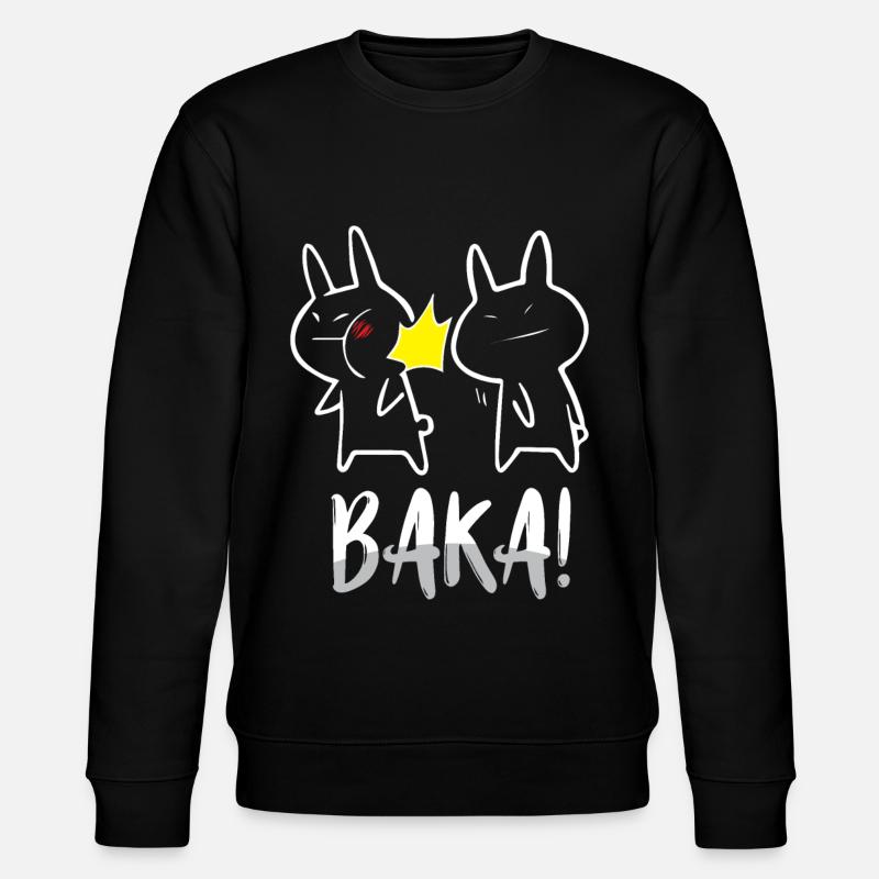Anime Merch - Baka - Stanley/Stella CHANGER Unisex Organic Sweatshirt - black