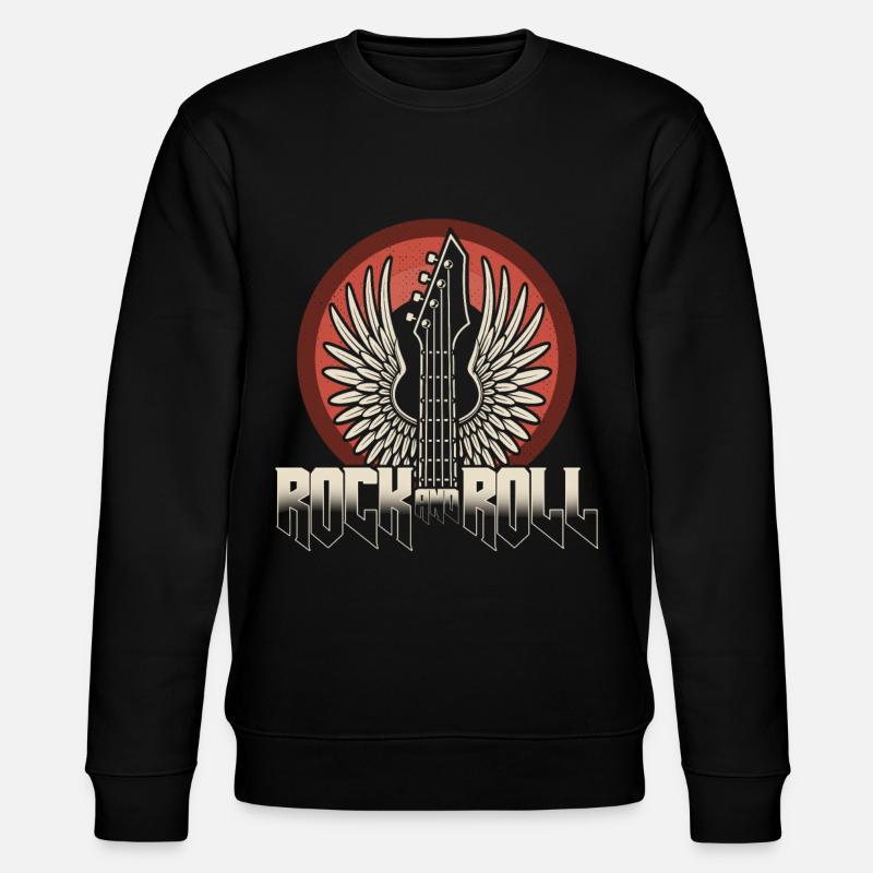 Guitares rock and roll - Sweat bio CHANGER Stanley/Stella Unisexe - noir