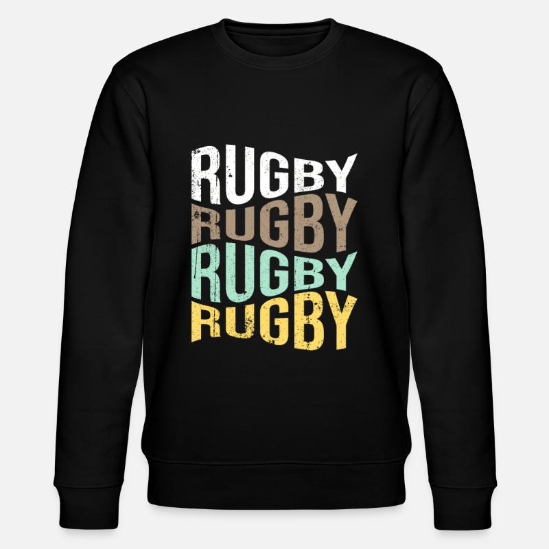 rugby - Sweat bio CHANGER Stanley/Stella Unisexe - noir