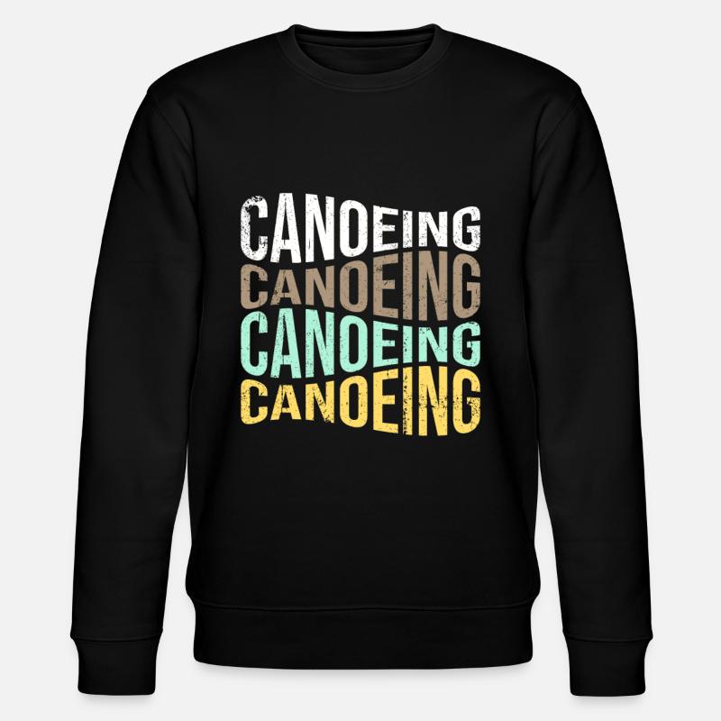 Canoeing - Stanley/Stella CHANGER Unisex Organic Sweatshirt - black