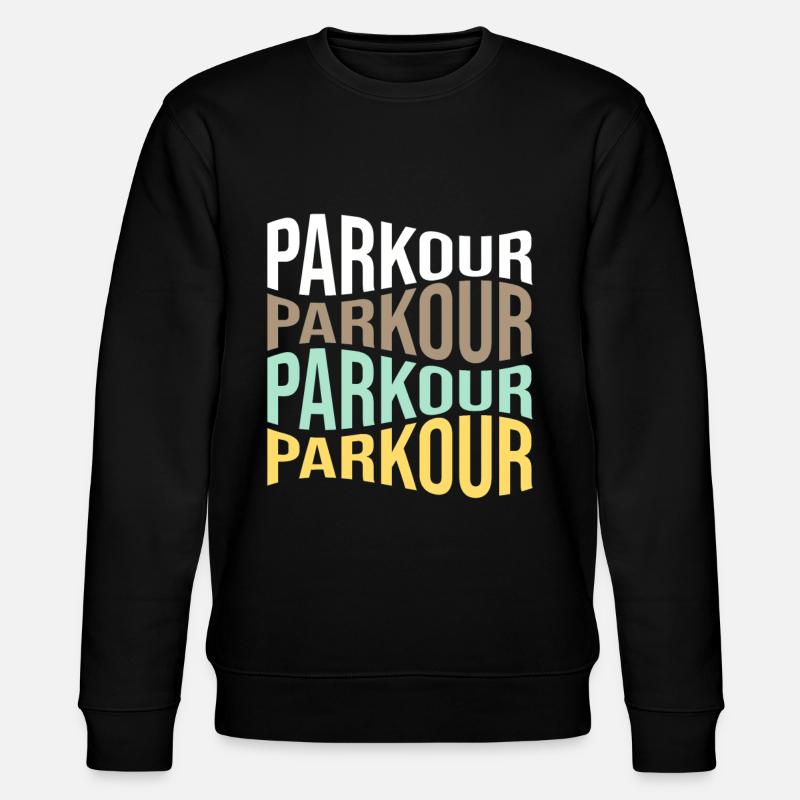 Parkour - Stanley/Stella Unisex Bio-Sweatshirt CHANGER - Schwarz