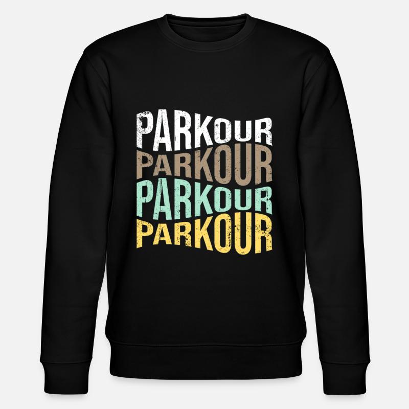 Parkour - Stanley/Stella Unisex Bio-Sweatshirt CHANGER - Schwarz