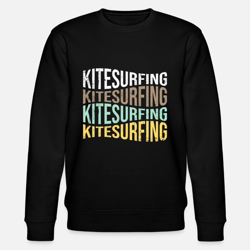 Kite Surf - Sweat bio CHANGER Stanley/Stella Unisexe - noir