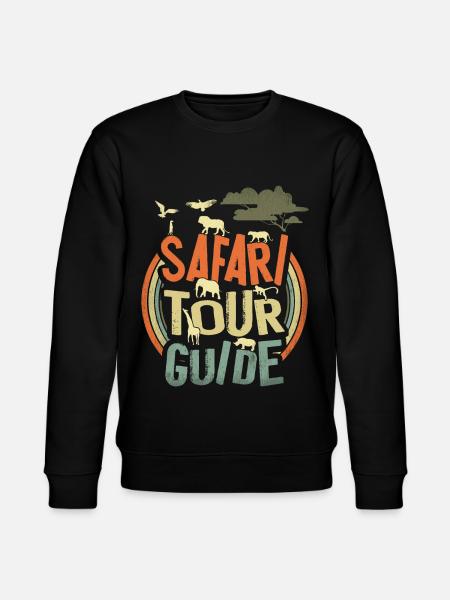 Safari Tour Guide - Stanley/Stella CHANGER Unisex Organic Sweatshirt - black