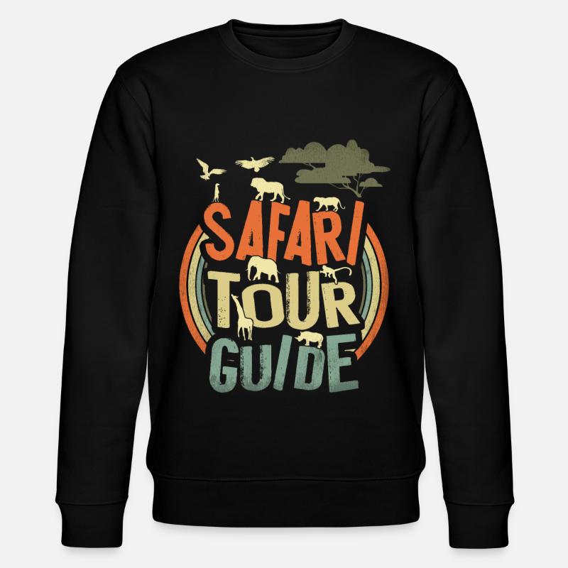 Safari Tour Guide - Stanley/Stella Unisex Bio-Sweatshirt CHANGER  - Schwarz