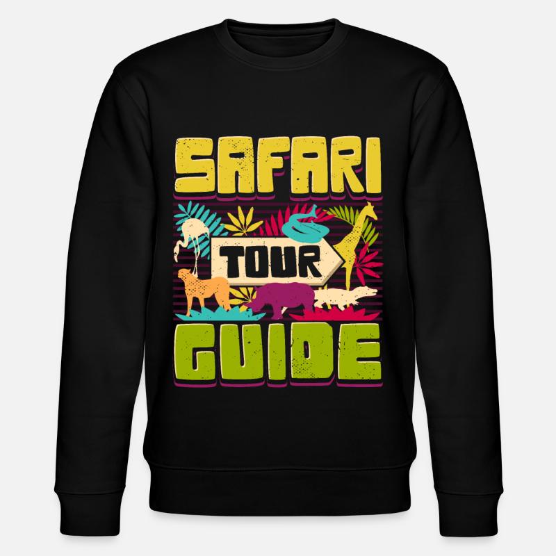 Safari Tour Guide - Stanley/Stella Unisex Bio-Sweatshirt CHANGER  - Schwarz