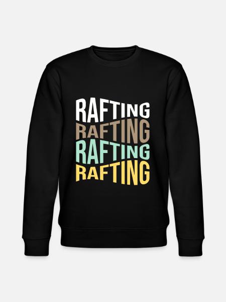 rafting - Stanley/Stella CHANGER Unisex Organic Sweatshirt - black