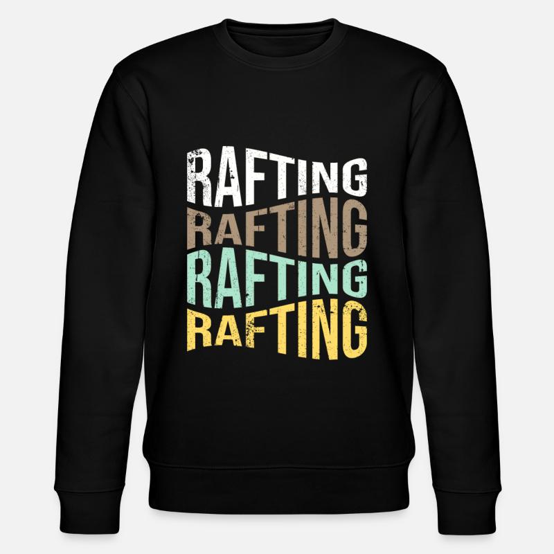 rafting - Stanley/Stella CHANGER Unisex Organic Sweatshirt - black