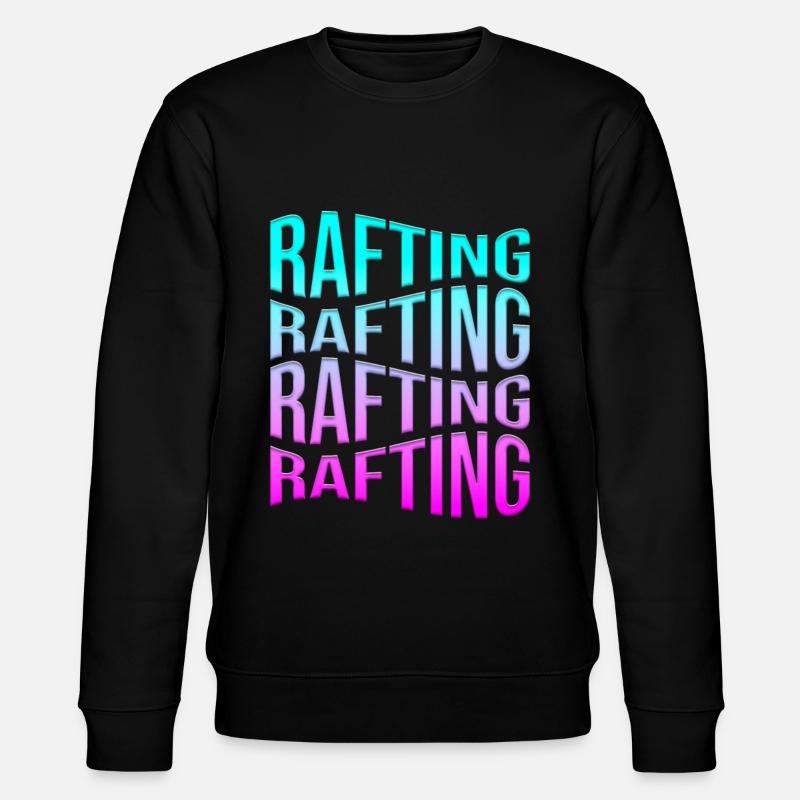 rafting - Stanley/Stella CHANGER Unisex Organic Sweatshirt - black