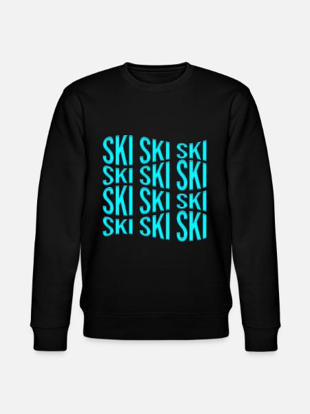 ski - Stanley/Stella CHANGER Unisex Organic Sweatshirt - black