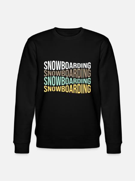 snowboarding - Stanley/Stella CHANGER Unisex Organic Sweatshirt - black