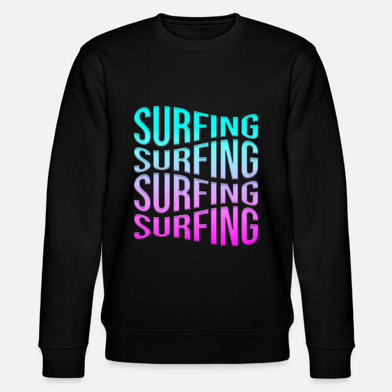 Surf - Sweat bio CHANGER Stanley/Stella Unisexe - noir