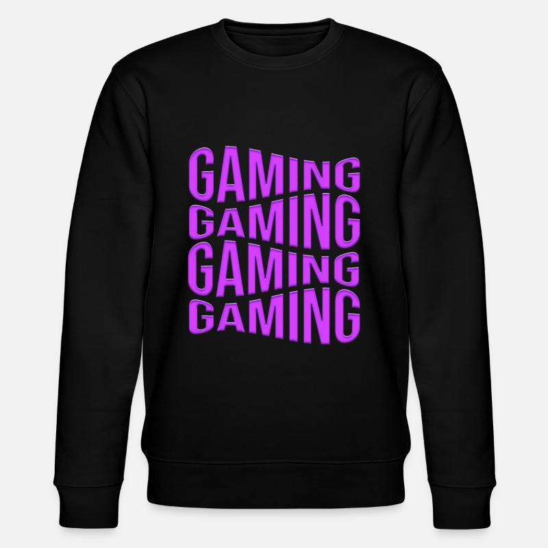 gaming - Stanley/Stella Unisex Bio-Sweatshirt CHANGER  - Schwarz
