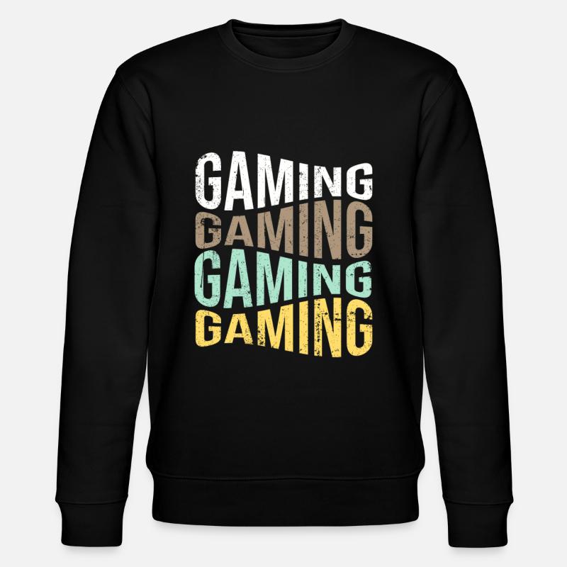 gaming - Stanley/Stella Unisex Bio-Sweatshirt CHANGER  - Schwarz