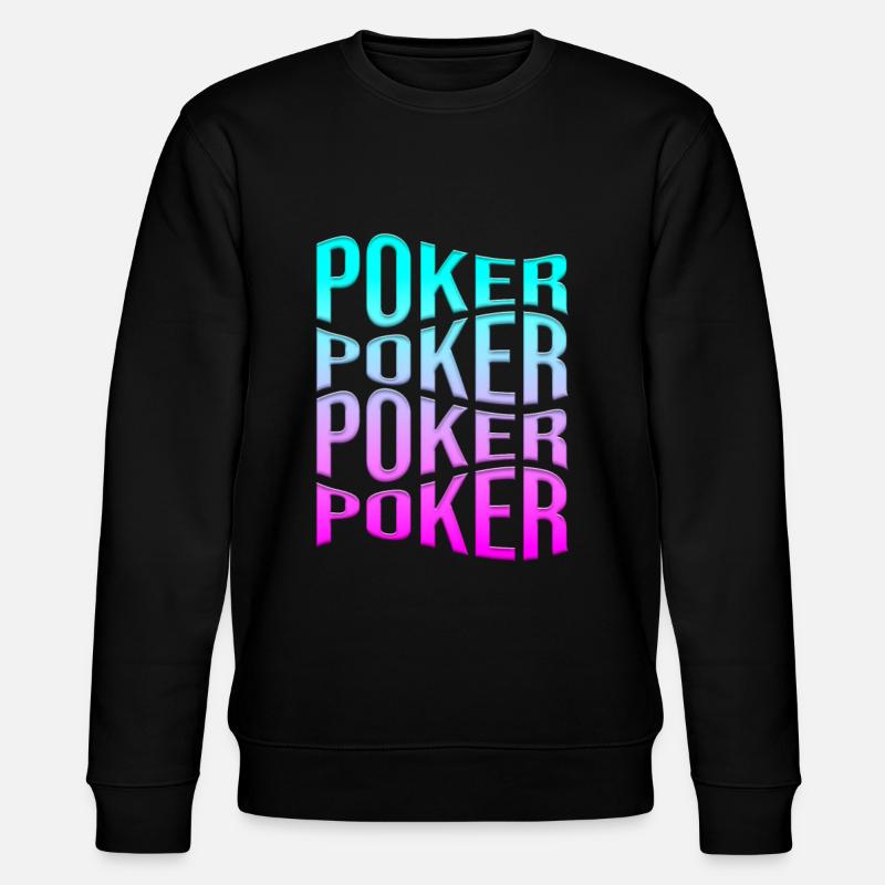 poker - Stanley/Stella Unisex Bio-Sweatshirt CHANGER  - Schwarz