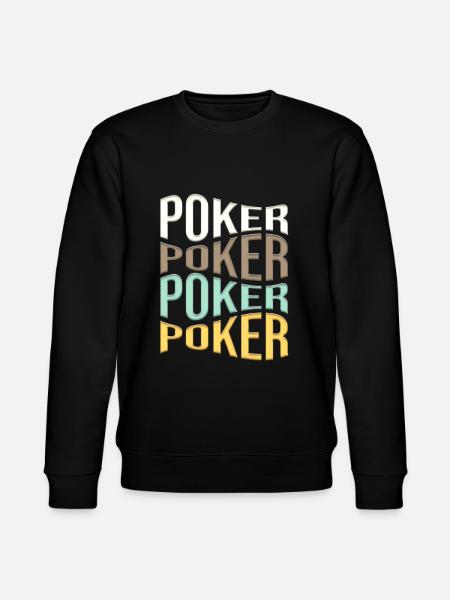 poker - Stanley/Stella CHANGER Unisex Organic Sweatshirt - black