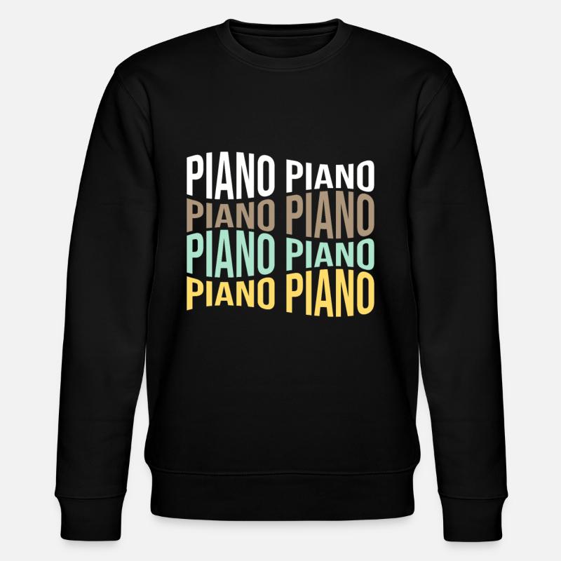 Piano - Sweat bio CHANGER Stanley/Stella Unisexe - noir