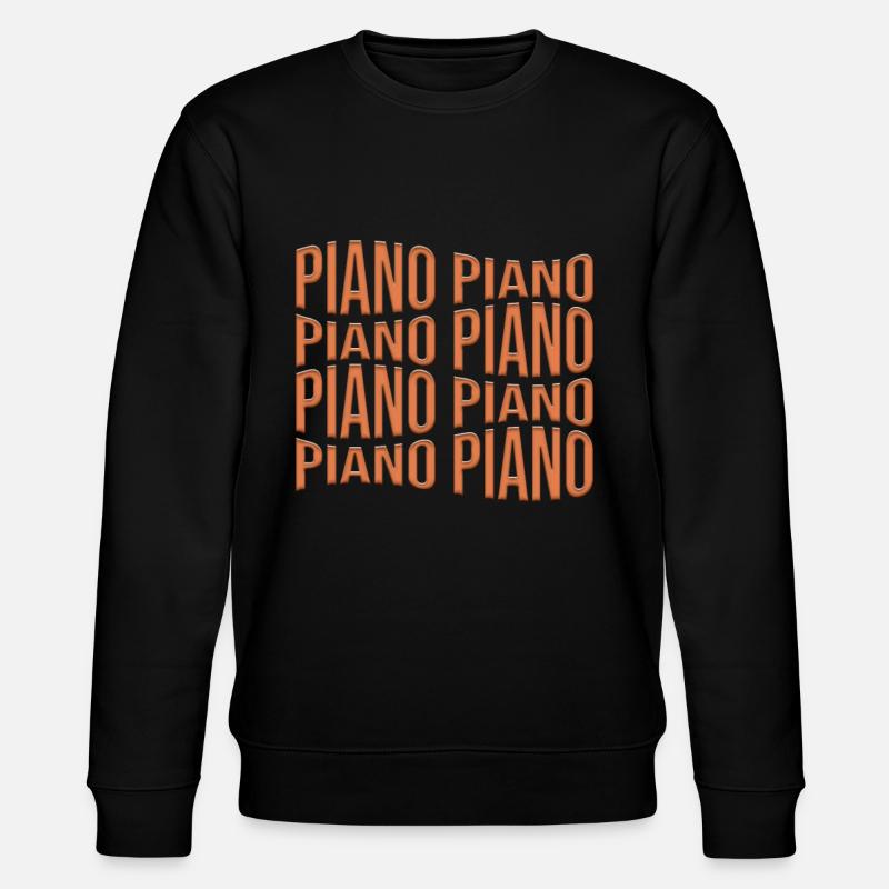 Piano - Sweat bio CHANGER Stanley/Stella Unisexe - noir