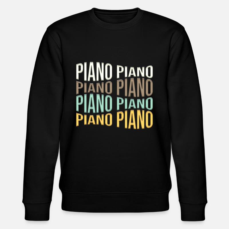 Piano - Sweat bio CHANGER Stanley/Stella Unisexe - noir