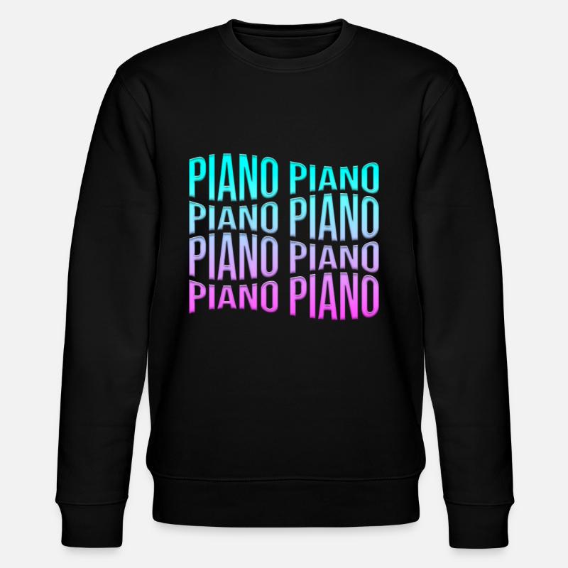 Piano - Sweat bio CHANGER Stanley/Stella Unisexe - noir