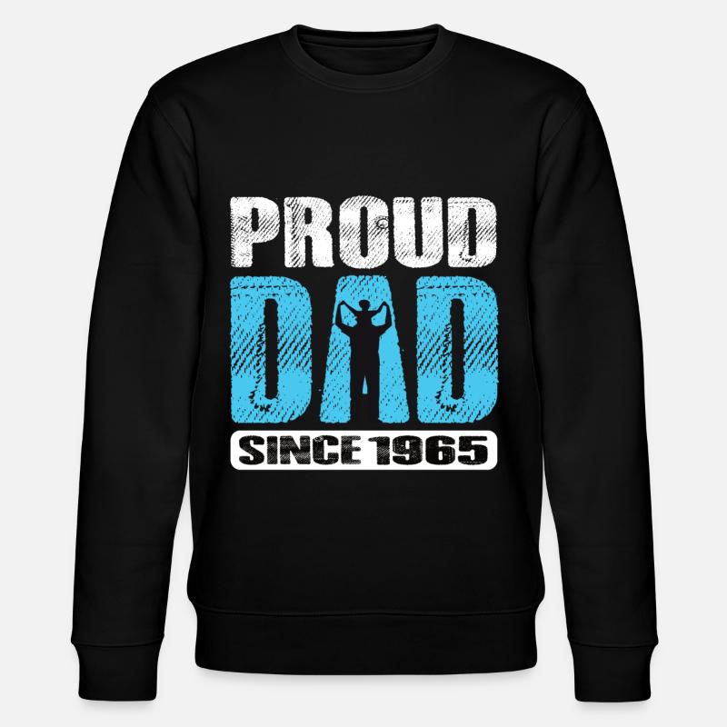 Fier papa depuis 1965 - Sweat bio CHANGER Stanley/Stella Unisexe - noir