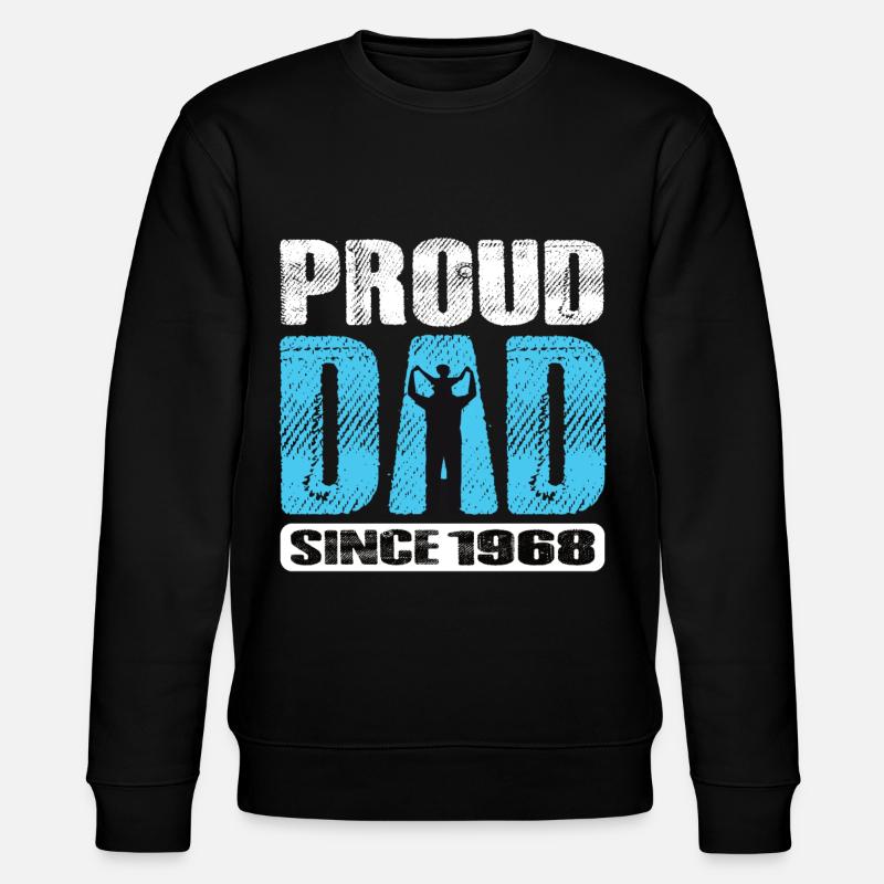 Fier papa depuis 1968 - Sweat bio CHANGER Stanley/Stella Unisexe - noir