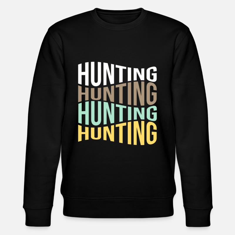 Hunt - Stanley/Stella CHANGER Unisex Organic Sweatshirt - black