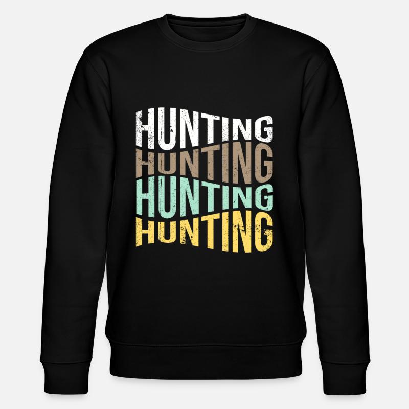 Hunt - Stanley/Stella CHANGER Unisex Organic Sweatshirt - black