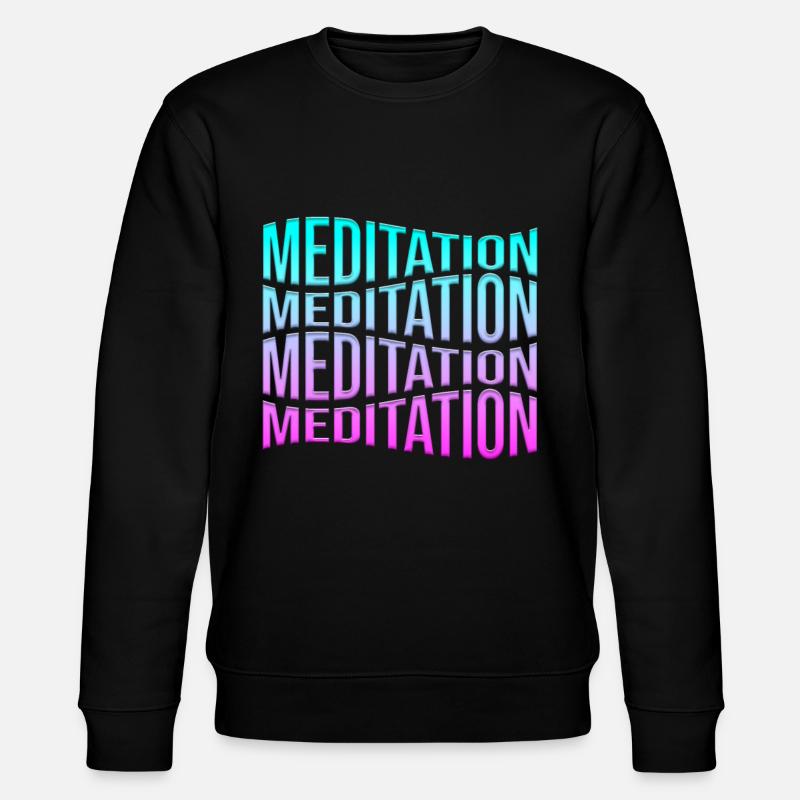 méditation - Sweat bio CHANGER Stanley/Stella Unisexe - noir